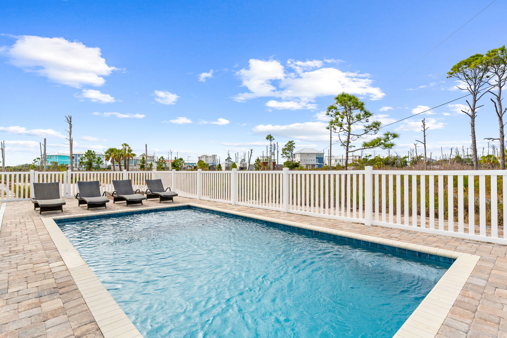 Pool and outdoor space at Coco Cabana
